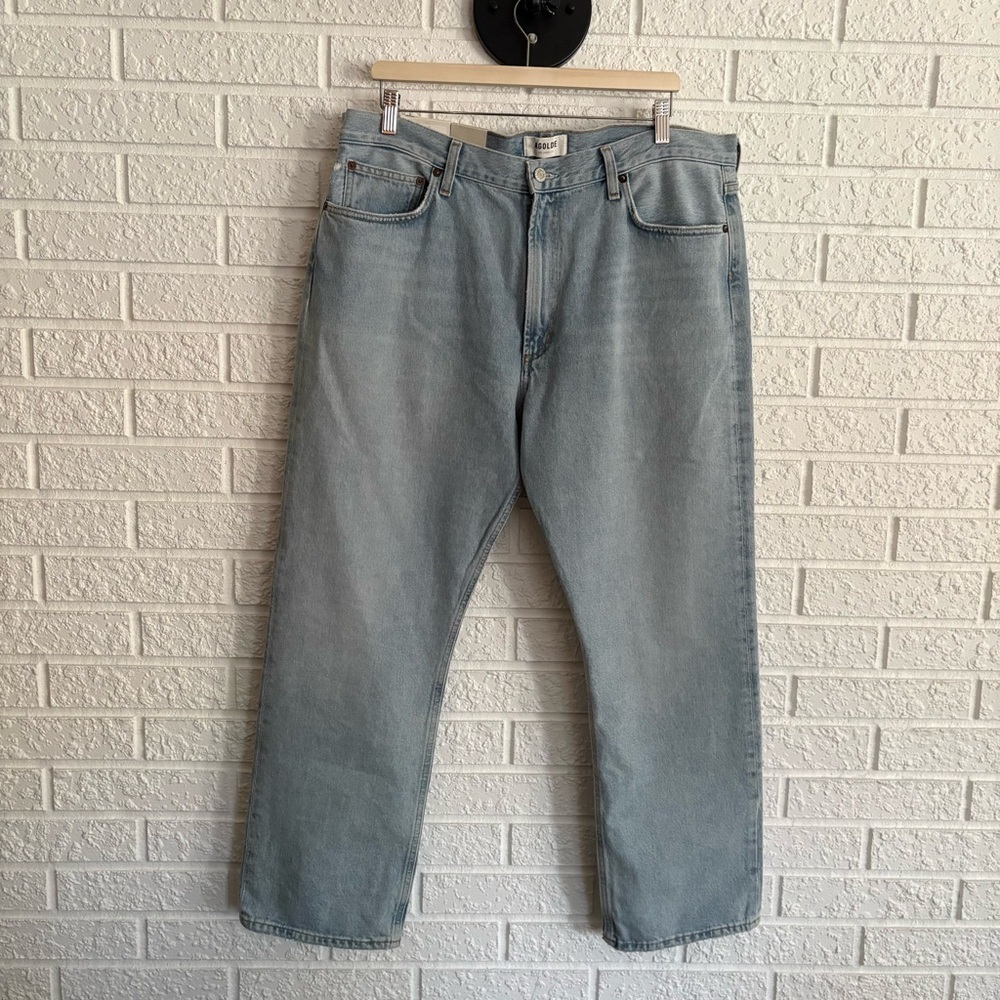 AGOLDE MIA Mid Rise Straight Jeans